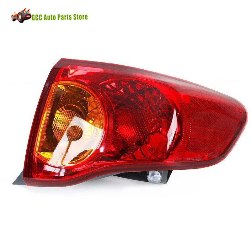 Left for Toyota for Corolla 08-10: Rear brake light outer taillight bulb missing