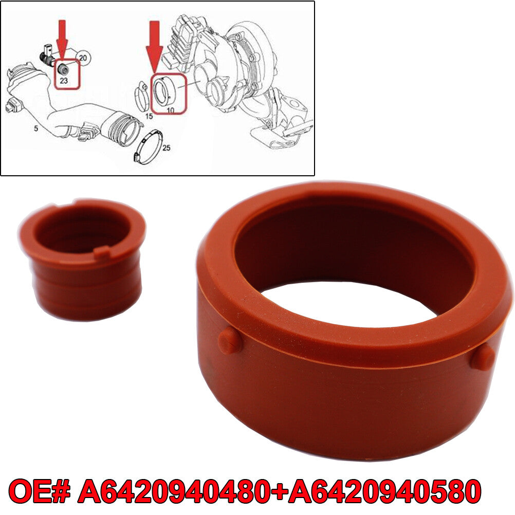 Red turbine intake seal breather kit for OM642 vehicles - n