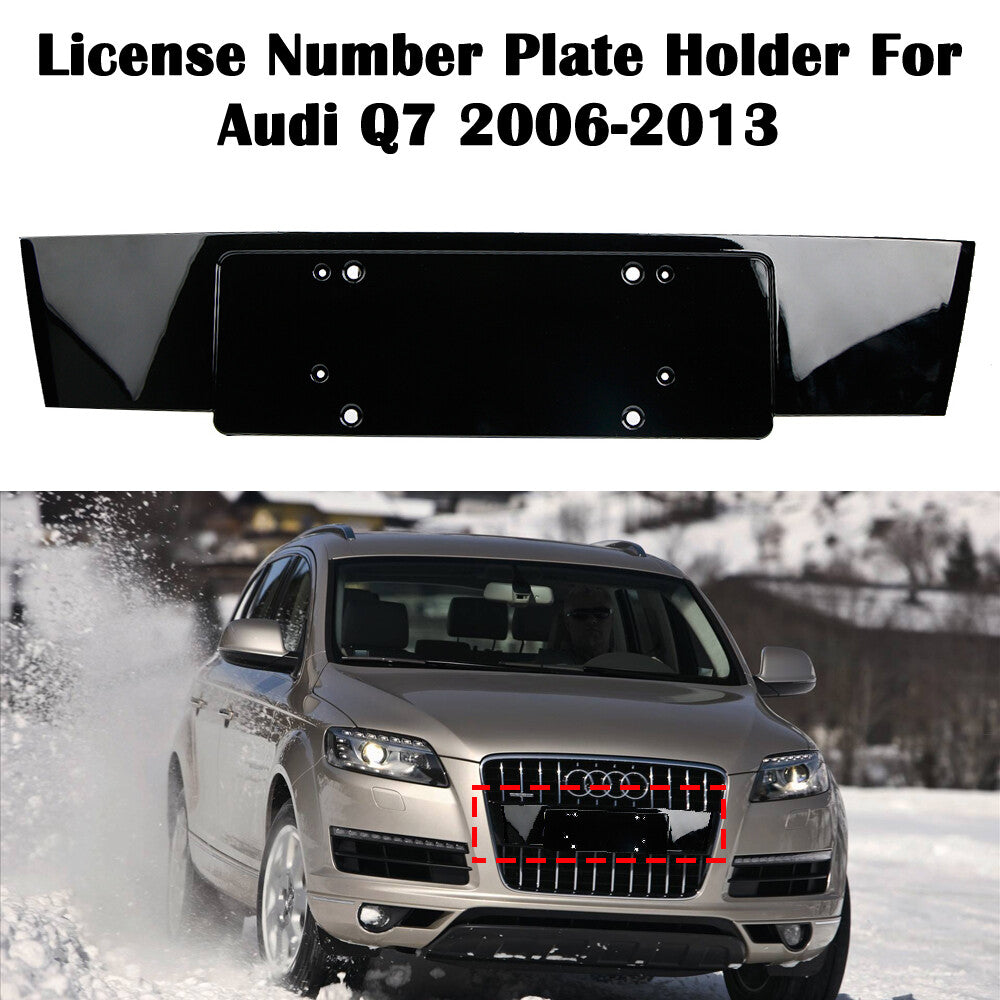 Front bumper license plate bracket support for 2006-2013 for Audi Q7