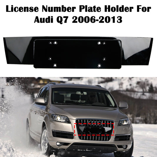 Front bumper license plate bracket support for 2006-2013 for Audi Q7