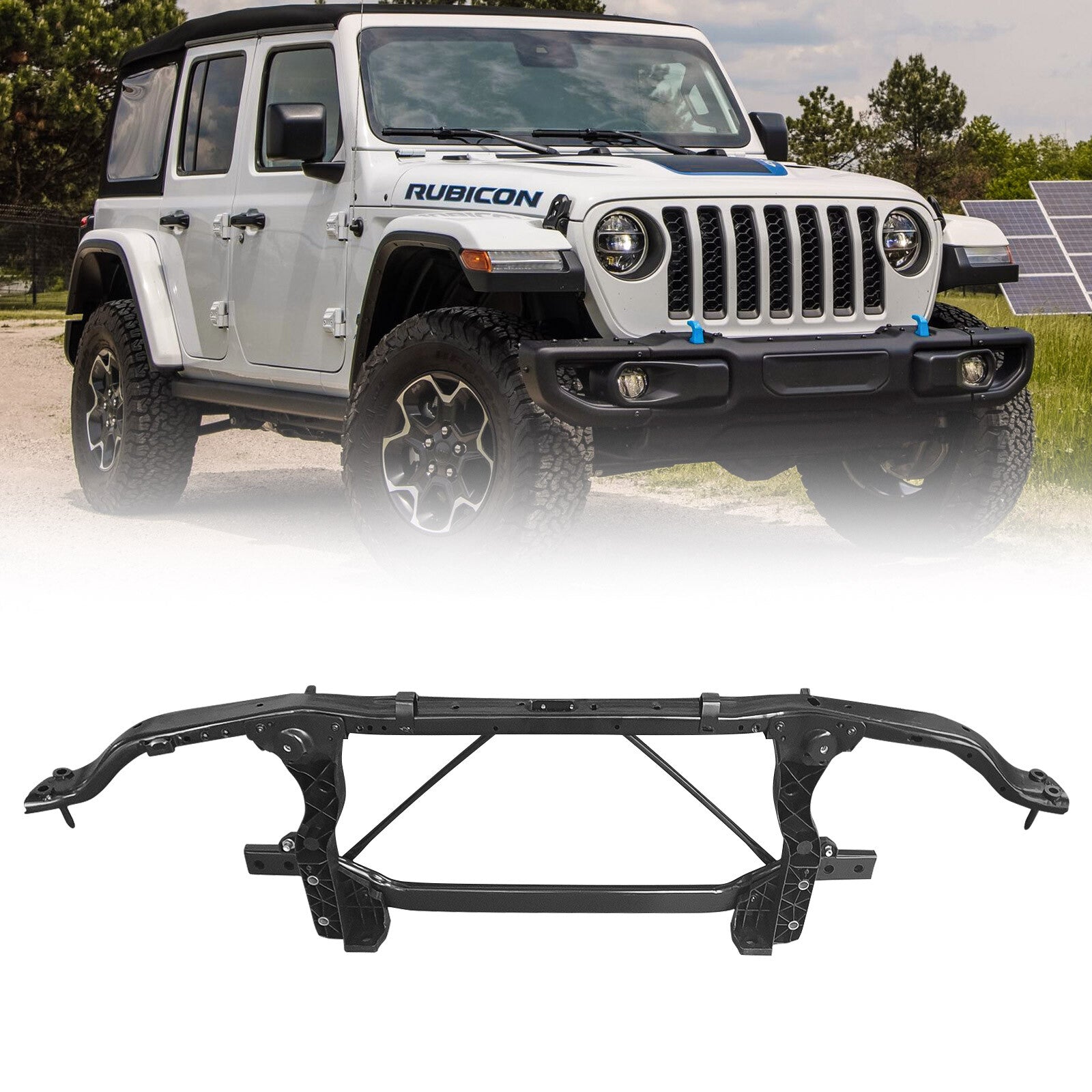 for Jeep for Wrangler 2018-2023 Gladiator 20-23 Front Side Radiator Support Assembly