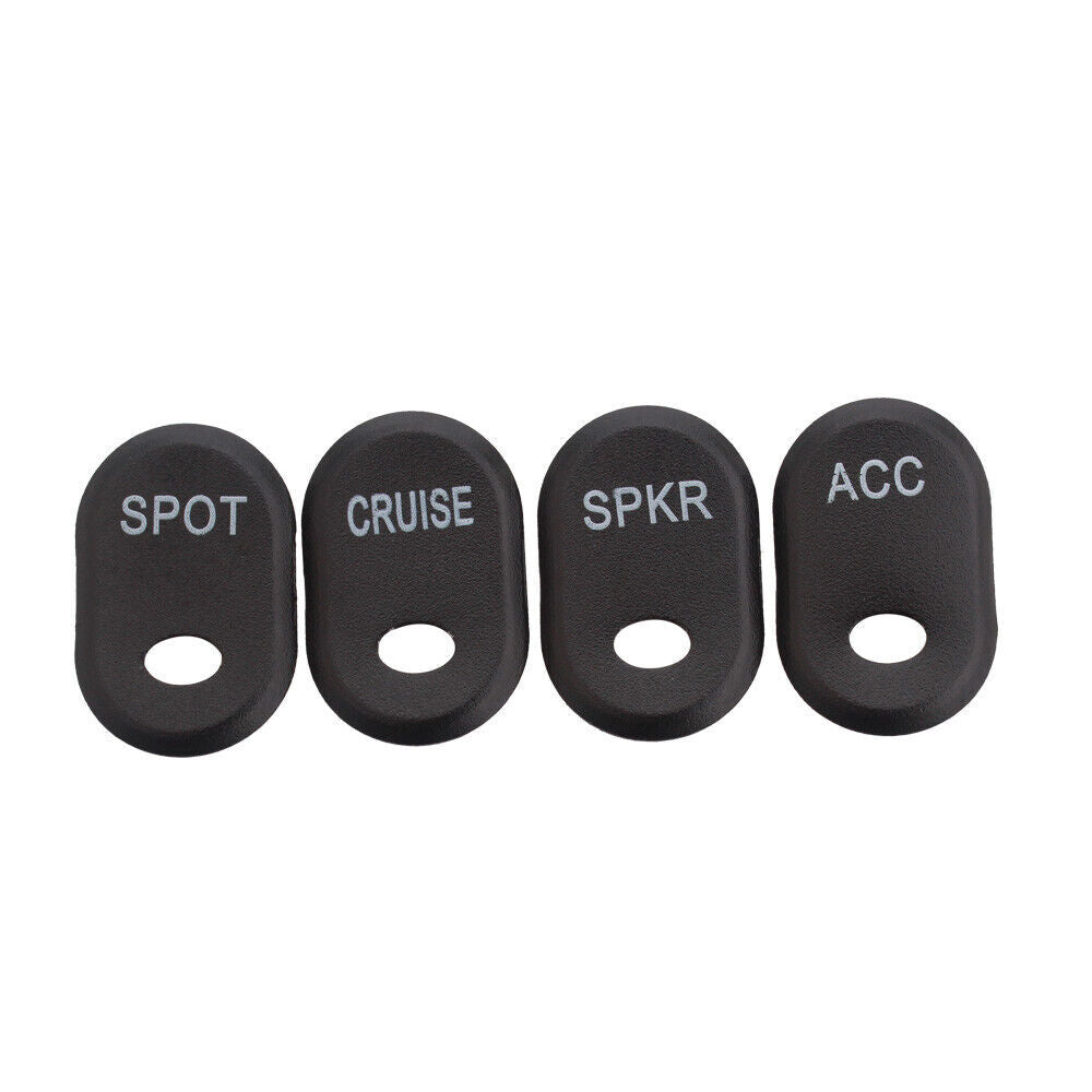 Brushed panel switch cover for Harley Electra Glide Classic FLHTCU Black - n