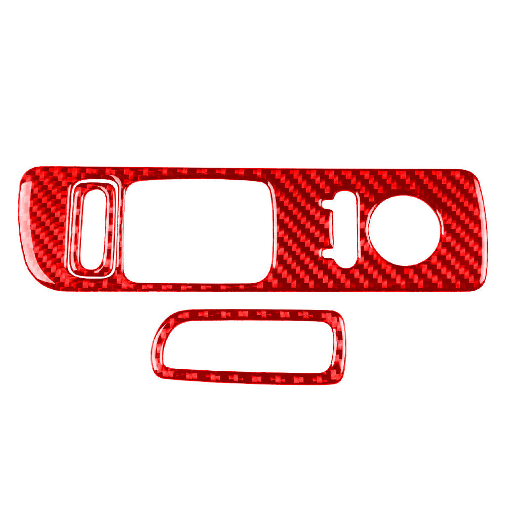 Interior Door Window Control Cover Trim for Honda S2000 2000-2009 Red 3Pcs RHD