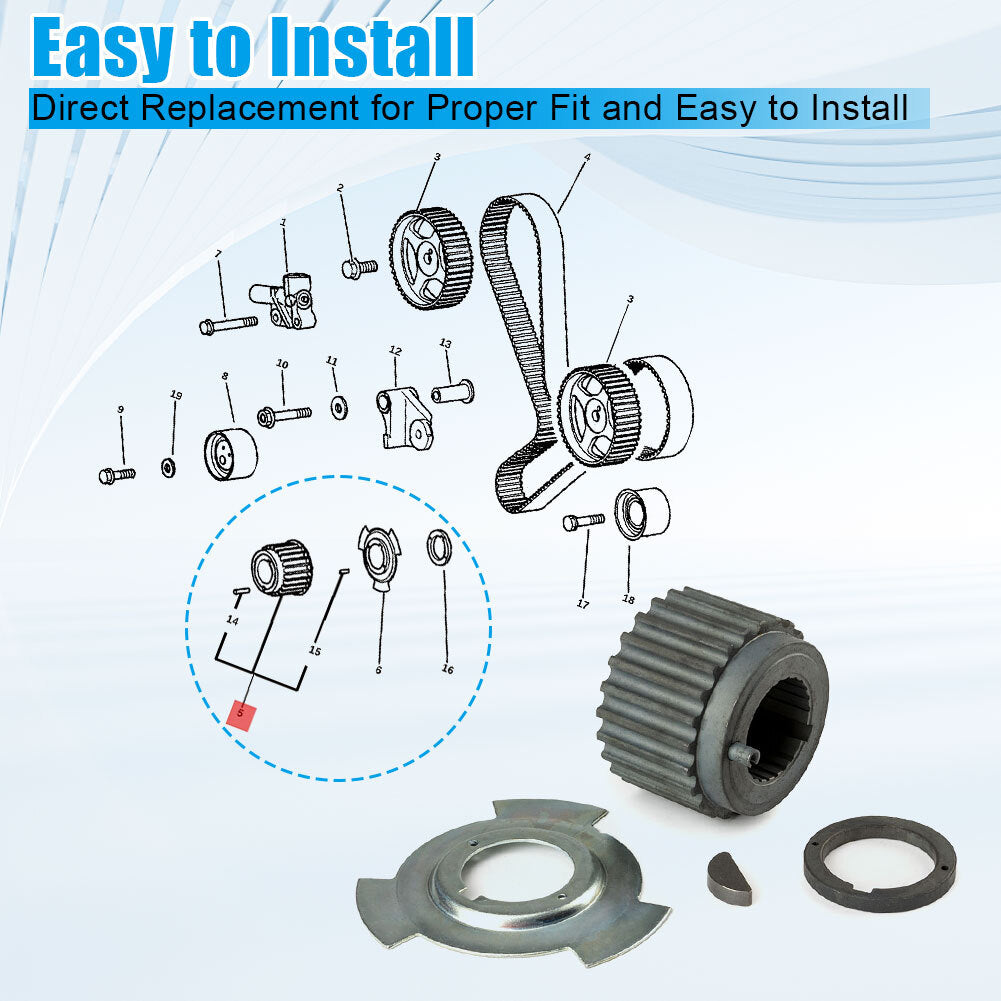 Crankshaft gear sensor blades and spacers are suitable for Montero MD184894- n