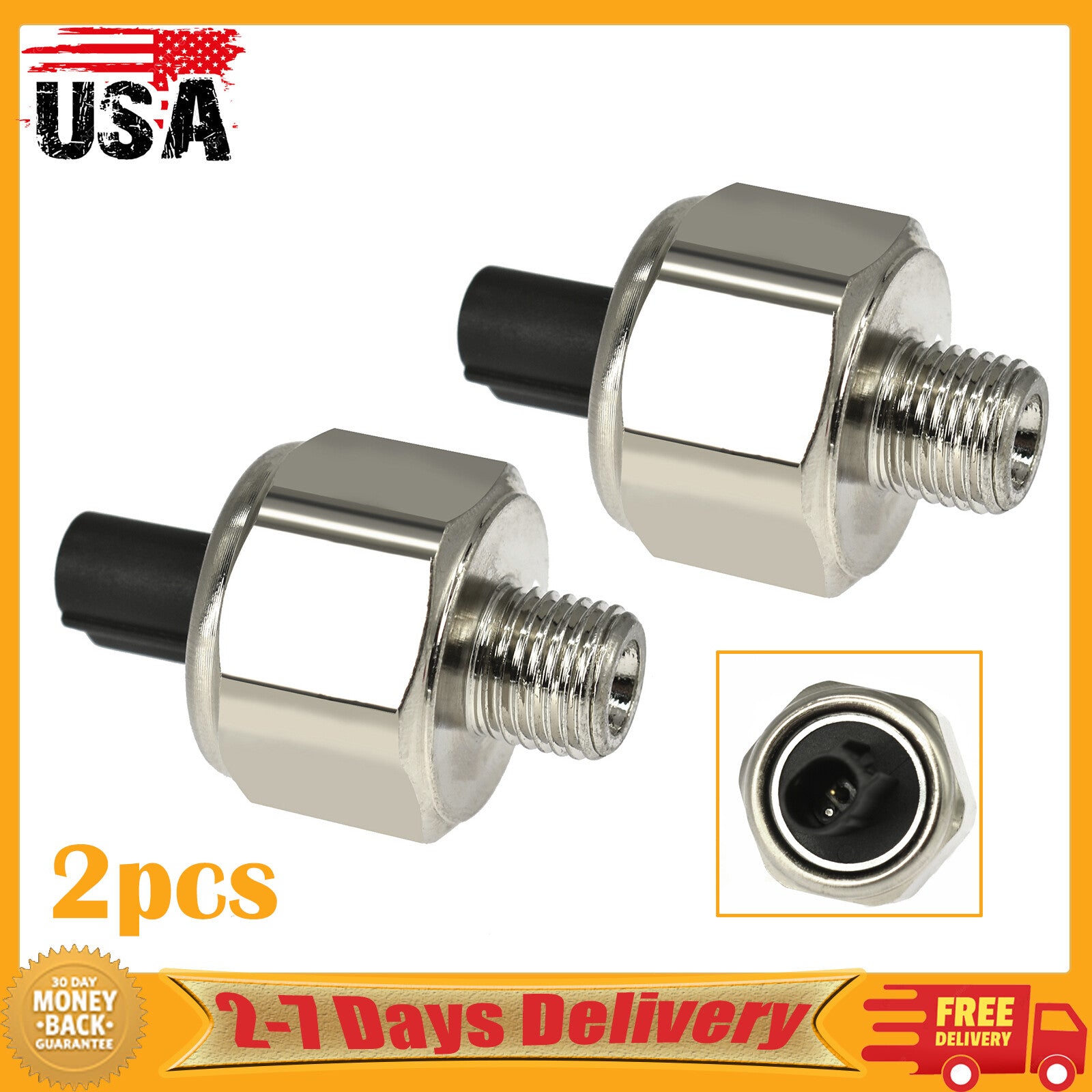 2x Knock Sensor 30530-PNA-A01 for Acura RSX TSX for Honda Accord for Civic CR-V Element