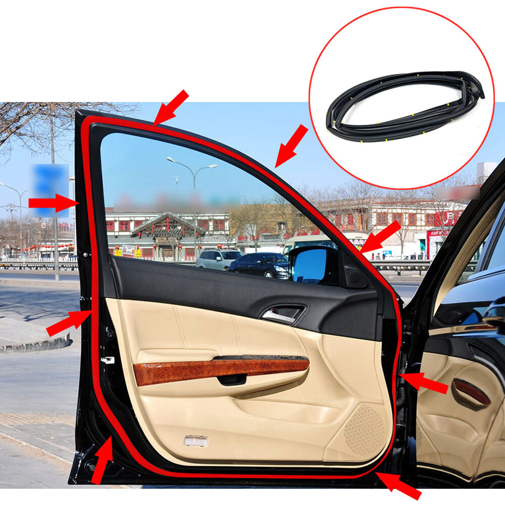 Rubber for Honda Accord 2008-2012 Front Left Door Seal Weatherstrip Replacement