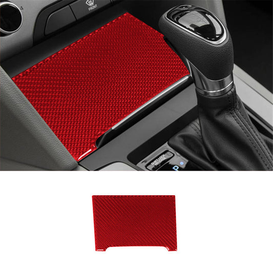 Suitable for Audi Q5 2009-2017 carbon fiber inner door kick plate sticker protective cover decoration- v