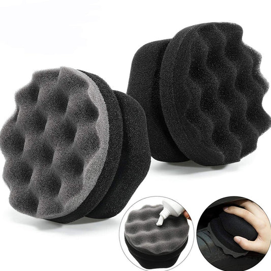 1*Tire Contour Dressing Applicator Pads Gloss Shine Color Polishing Sponge Brush v