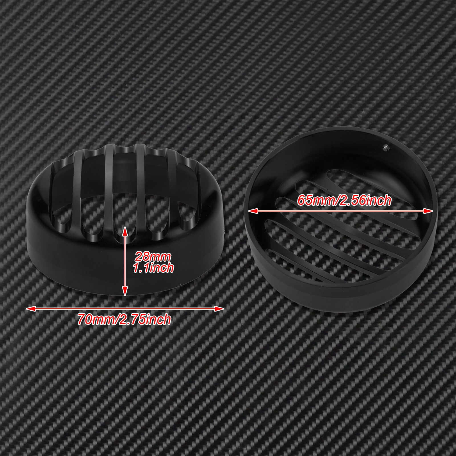 Motorcycle Black Rear Turn Signal Grill Bezel Cover Fit For Sportster 2016-up