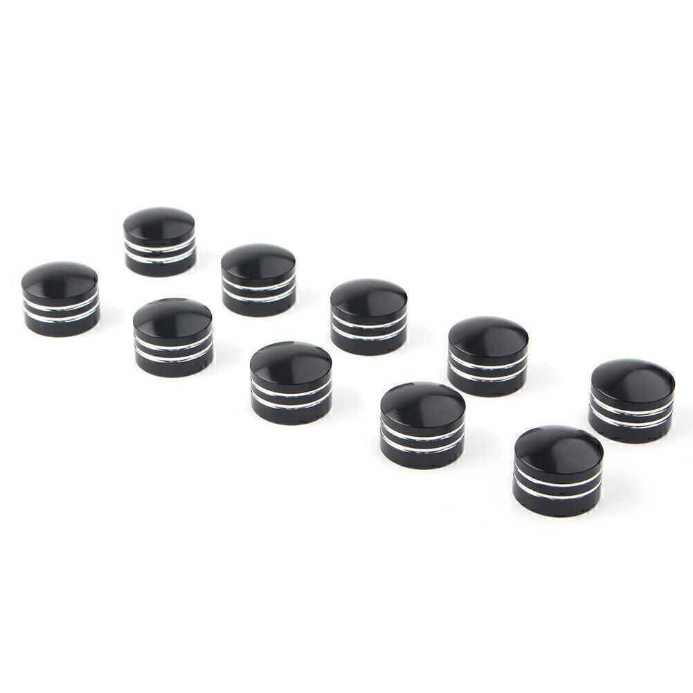 10x Aluminum Inner Schrauben Screws Motor Bolt Topper Caps Cover for Harley 11mm