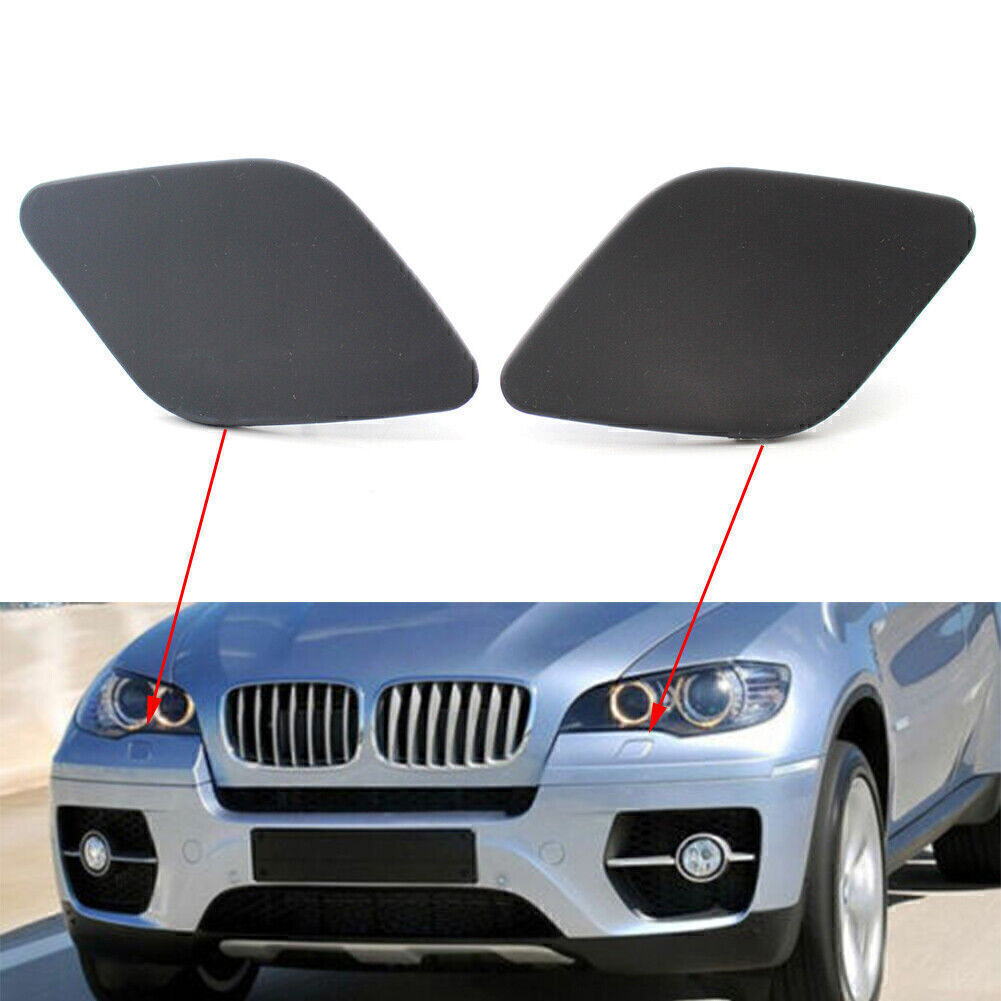 Front L R Scheinwerfer Waschd¨¹sen Abdeckung f¨¹r for BMW X6 E71 2008-14 Paar