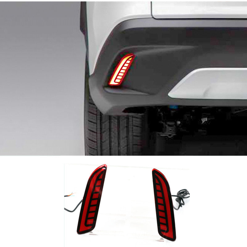 for Corolla Cross 2022 2023 LED Rear Fog Light Tail Bumper Light Sets 2pc v