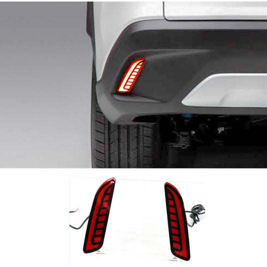 for Corolla Cross 2022 2023 LED Rear Fog Light Tail Bumper Light Sets 2pc v
