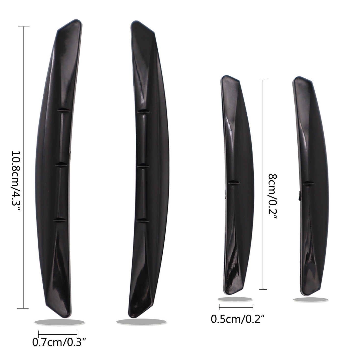 4X Car Door Edge Guard Scratch Protector Strip Anti-rub Auto Accessories Set AU