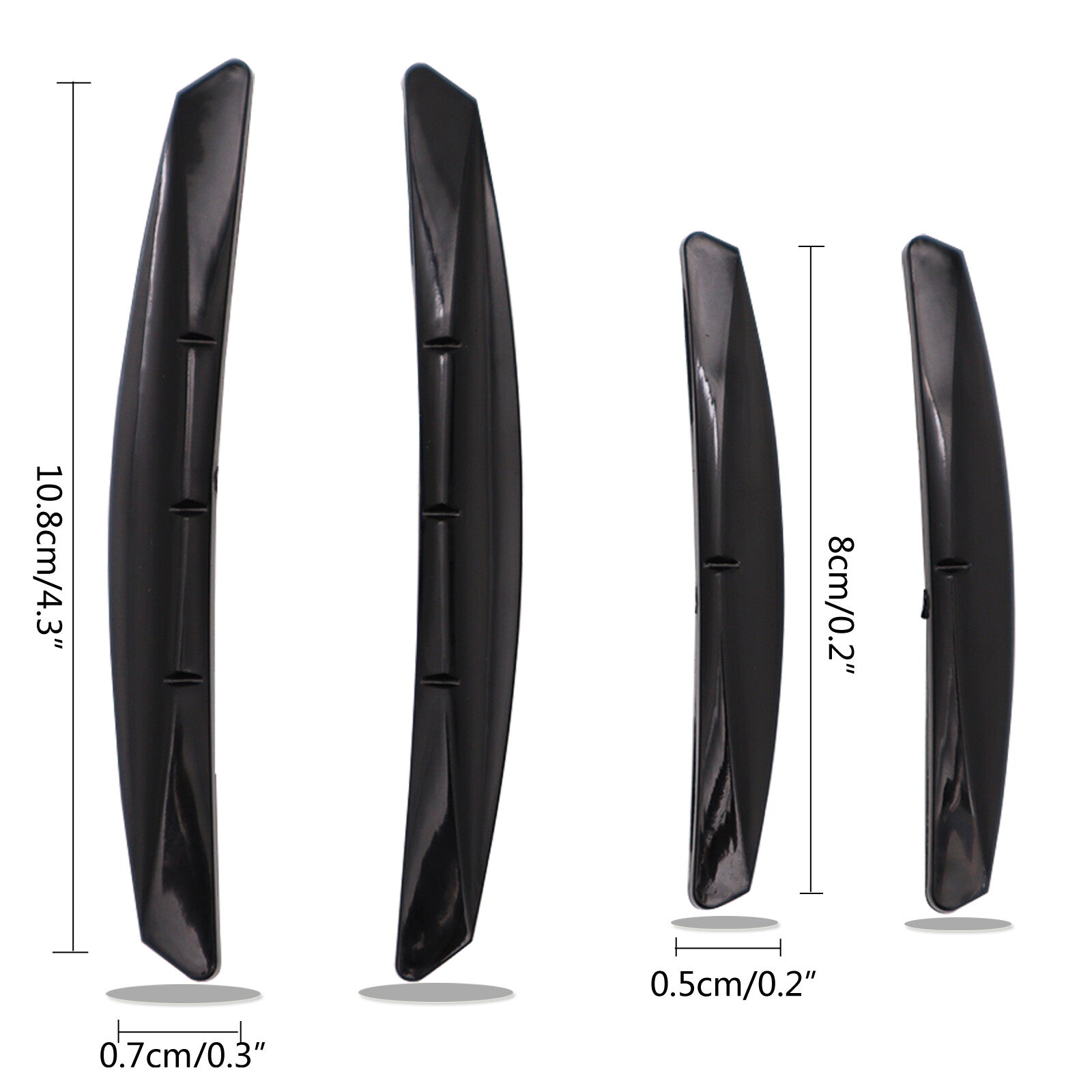 4X Car Door Edge Guard Scratch Protector Strip Anti-rub Auto Accessories Set AU