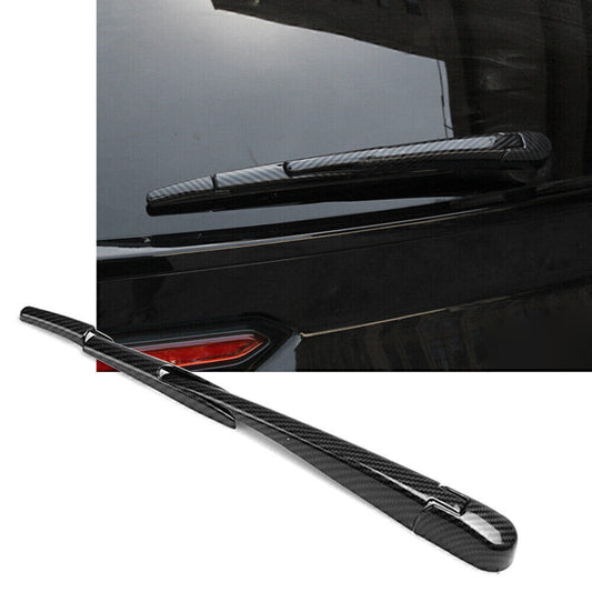 Fit for Honda CR-V CRV 2017-2021 2018 Carbon Fiber Rear Window Rain Wiper Cover Trim