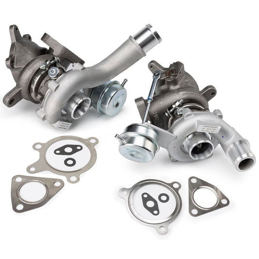 RHLH Turbo Turbocharger Set for Ford 10-19 Explorer Taurus for Lincoln MKS MKT 3.5L
