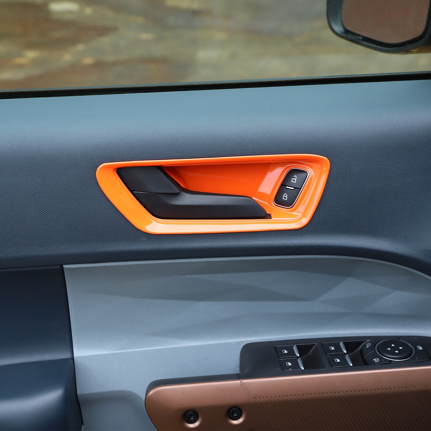Right Black Door Handles for E90 E91 Trim INNER OUTER COVER- v