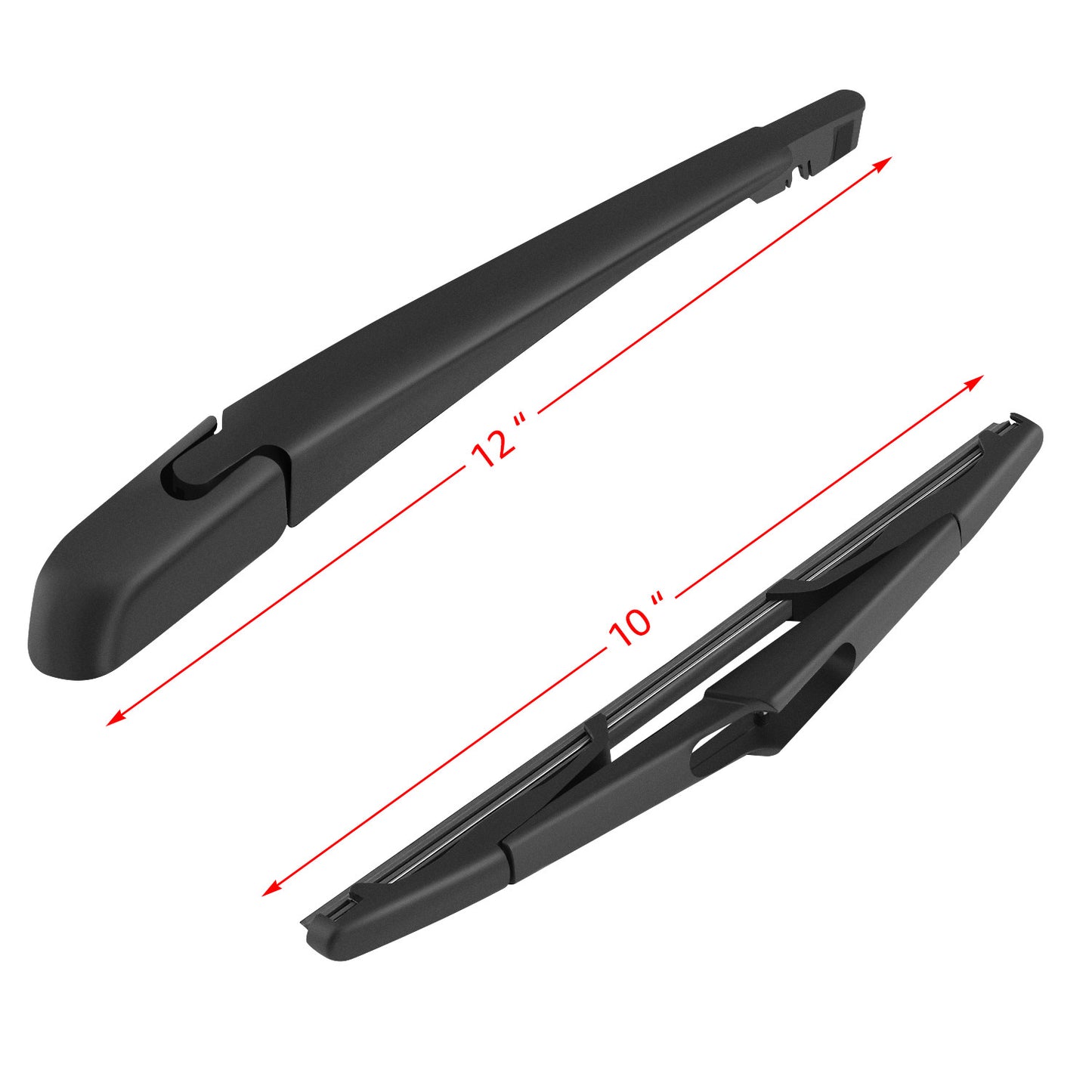 for Dodge for Chrysler Caravan Grand Town & 2008-2010 Country Rear Wiper Arm & Blade Q