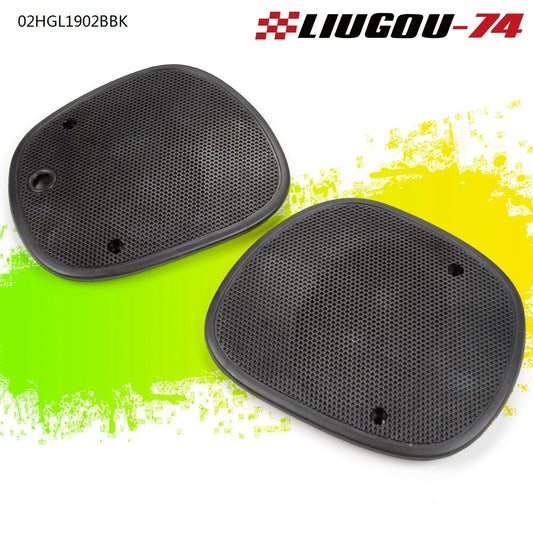 2-Piece Dashboard Speaker Grille Protector for 98-05 for Chevrolet S-10 Blazer in Black