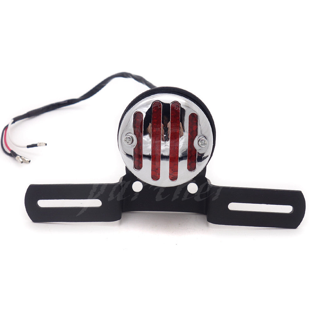 Grill LED Rear Tail Brake Stop Light Lamp for Harley Chopper Touring ATV Custom Q