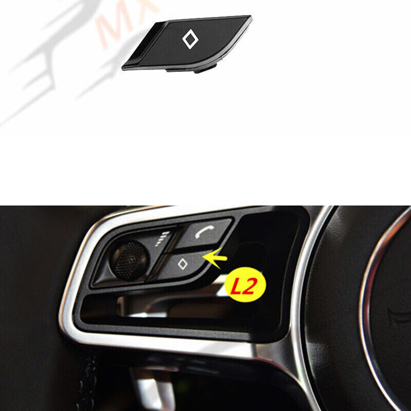 for Porsche for Cayenne Macan Multi-function Steering Wheel Button Cover- NO.L2