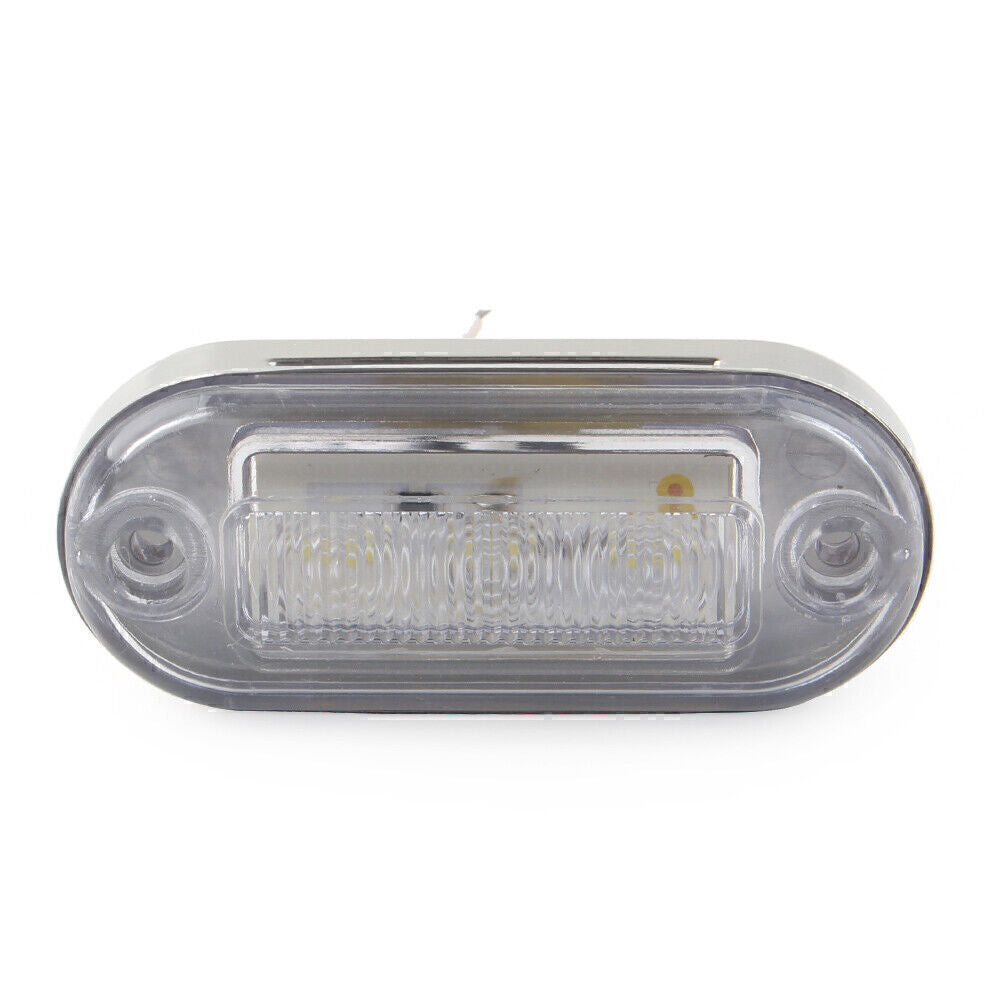 1pc 3528 SMD 12V LED Signal Light Lamp Fit Truck Trailer RV Boat White n