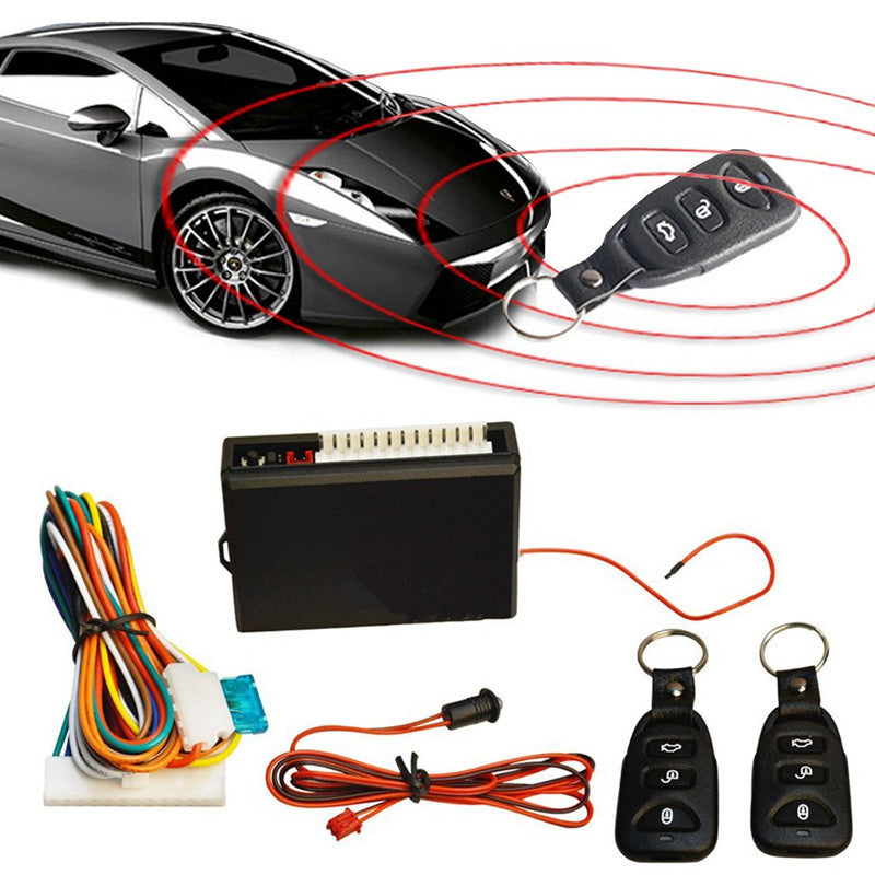 Car Door Lock Keyless Entry System Remote Central Locking Remote Controllers Kit