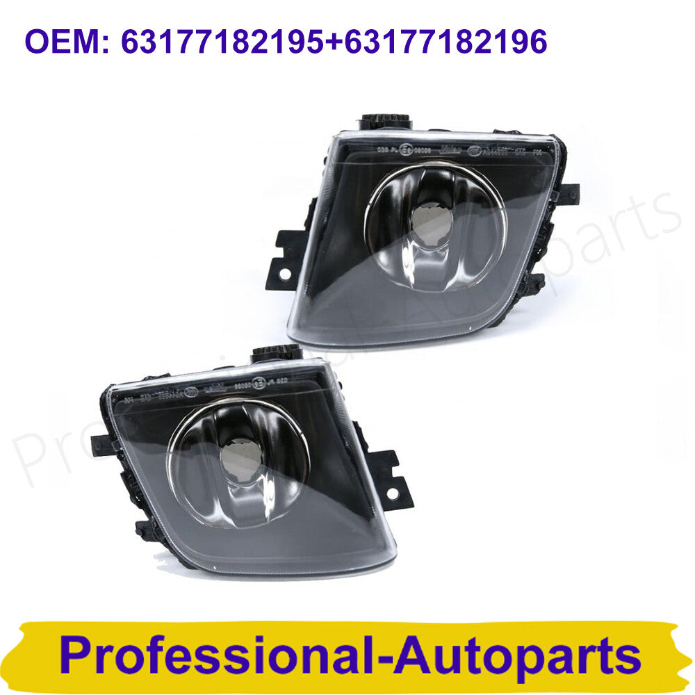1 pair of front bumper fog lights and driving/running lights without bulbs suitable for BMW 7' F01 F02 F03