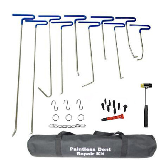 Paintless Dent Auto body Repair Removal Hail Damage Tool Set Car Repair Strong v