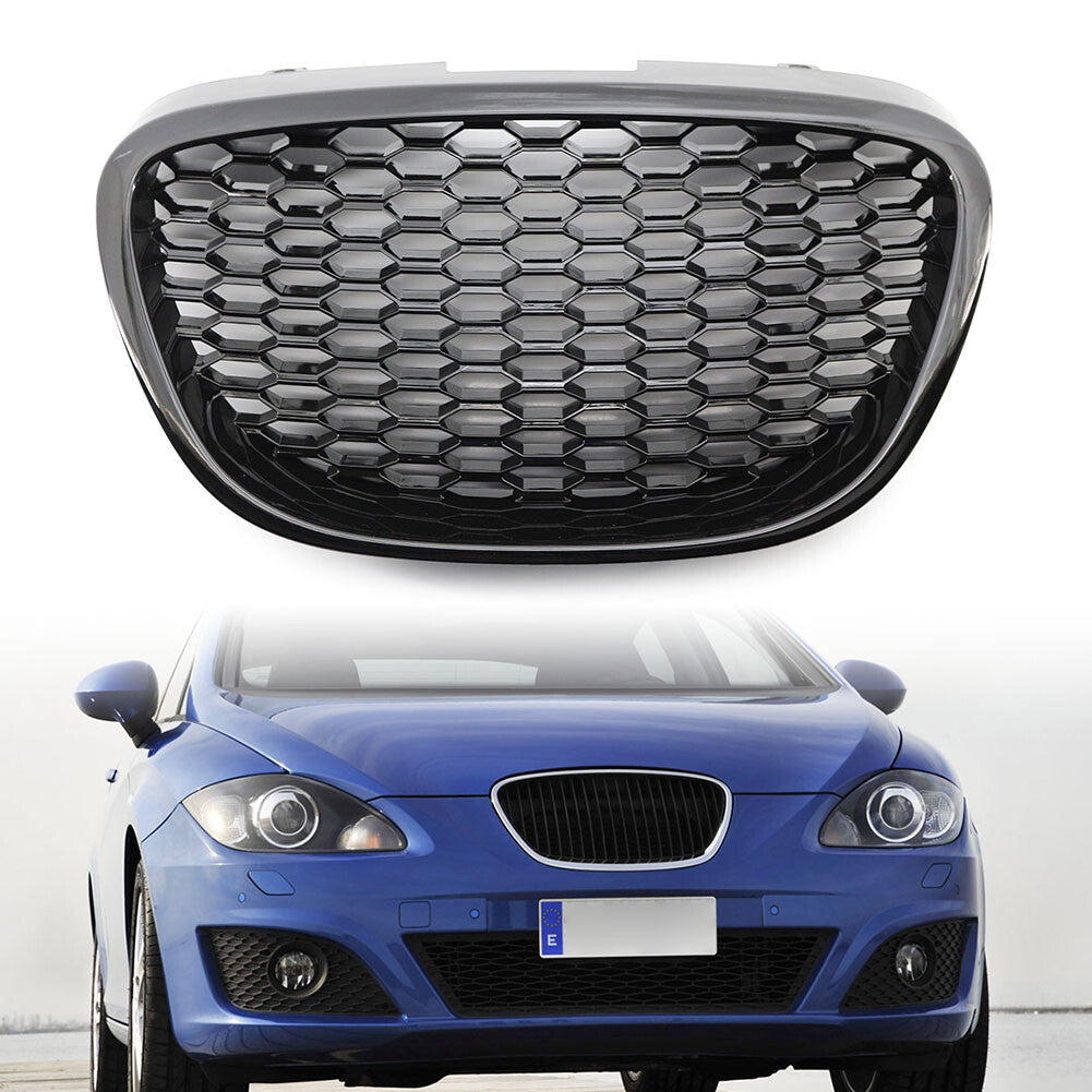 Front Bumper Center Grille Grill for SEAT LEON MK2 1P1 2006-2009