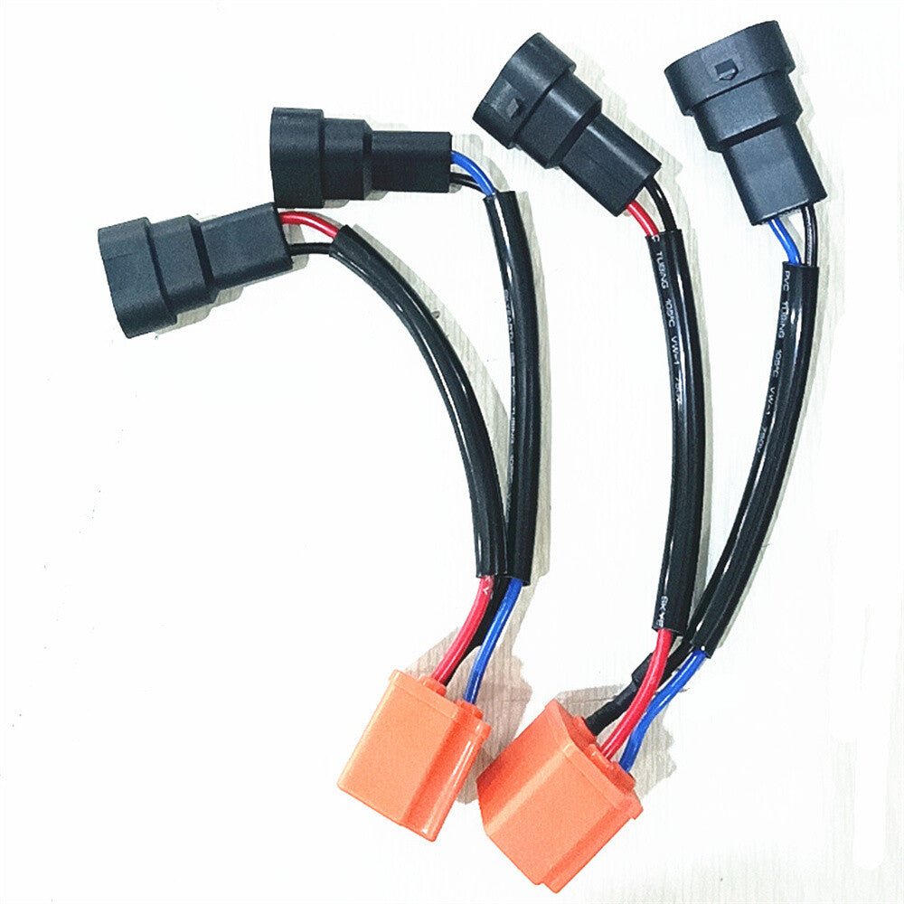 2PCS 100w 9006 /9005 to H4 Headlight Bulb Conversion Sockets Harness Accessories Q