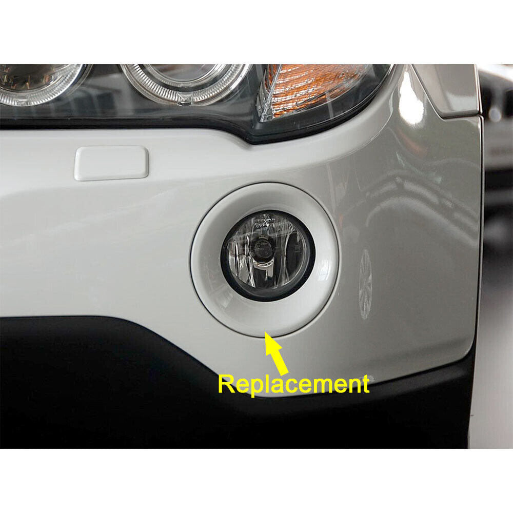 Pair Fog Lamp Bezel LH RH Fog Light Cover Ring Fit for BMW X3 E83 LCI 2007-2010