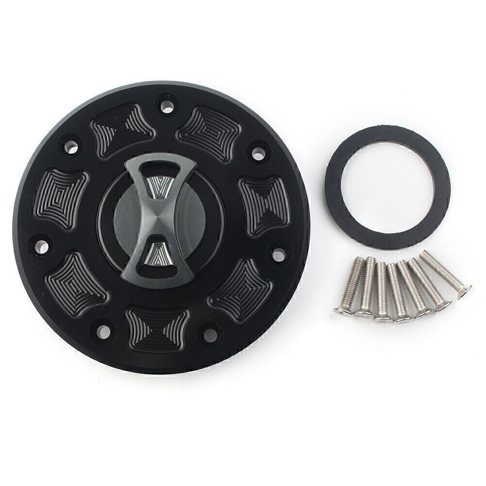 Fuel Gas Tank Cap Cover for Kawasaki 500 ZX-6 ZX-7 ZX-9 ZRX-1100