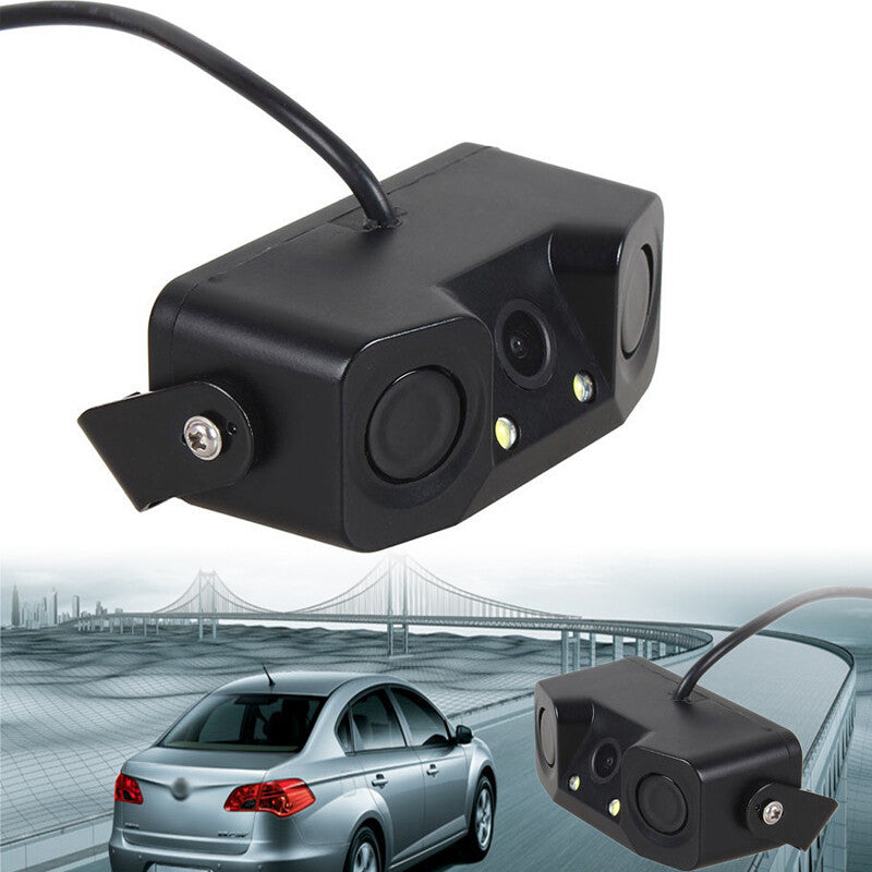 3-in-1 Car SUV Park Reverse Radar Sensor Rearview Backup Camera Assistant n