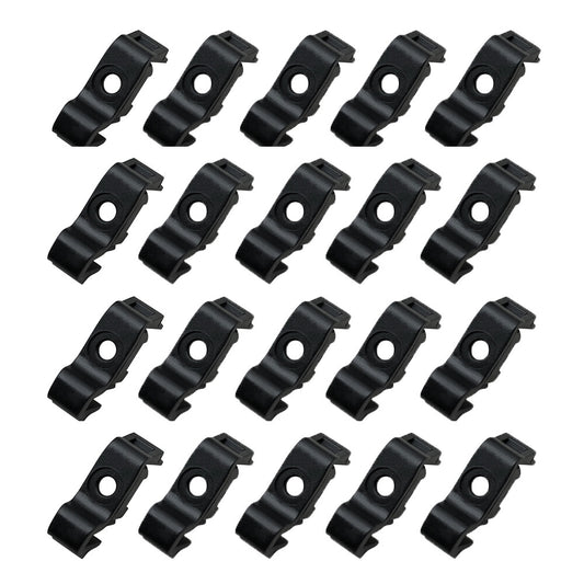 20Pcs Nylon Headlight Molding Clips 33152-TLA-A01 for Honda for CR-V 2017-2020 Black