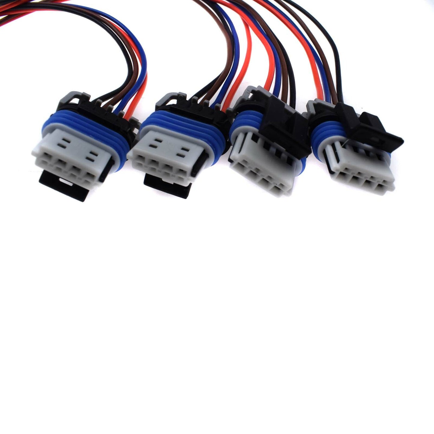 4-Pack Ignition Coil Connector Wiring Harness for Silverado for GMC for Sierra - v