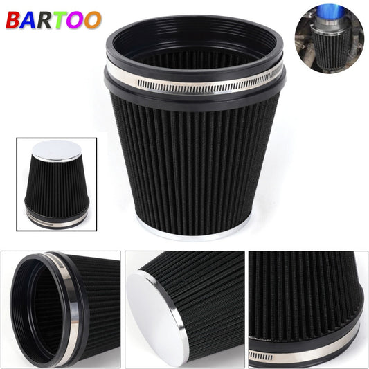 6 152mm Inlet Truck Air Intake Cone Replacement Dry Air Filter 7in Tall Black Q