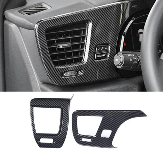 Carbon Fiber LR Side Air Outlet Vent Cover Trim for Lexus NX 250 350 450h 22-24
