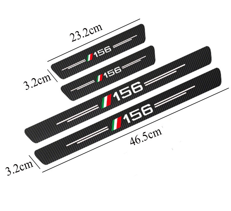 Car side mudguard rear badge sticker black metal 3D German flag- v