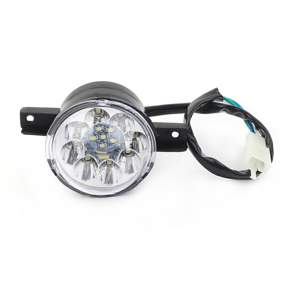 1X Front Head Light LED 12V For 110cc 125cc ATV Quad TaoTao Coolster Peace JCL