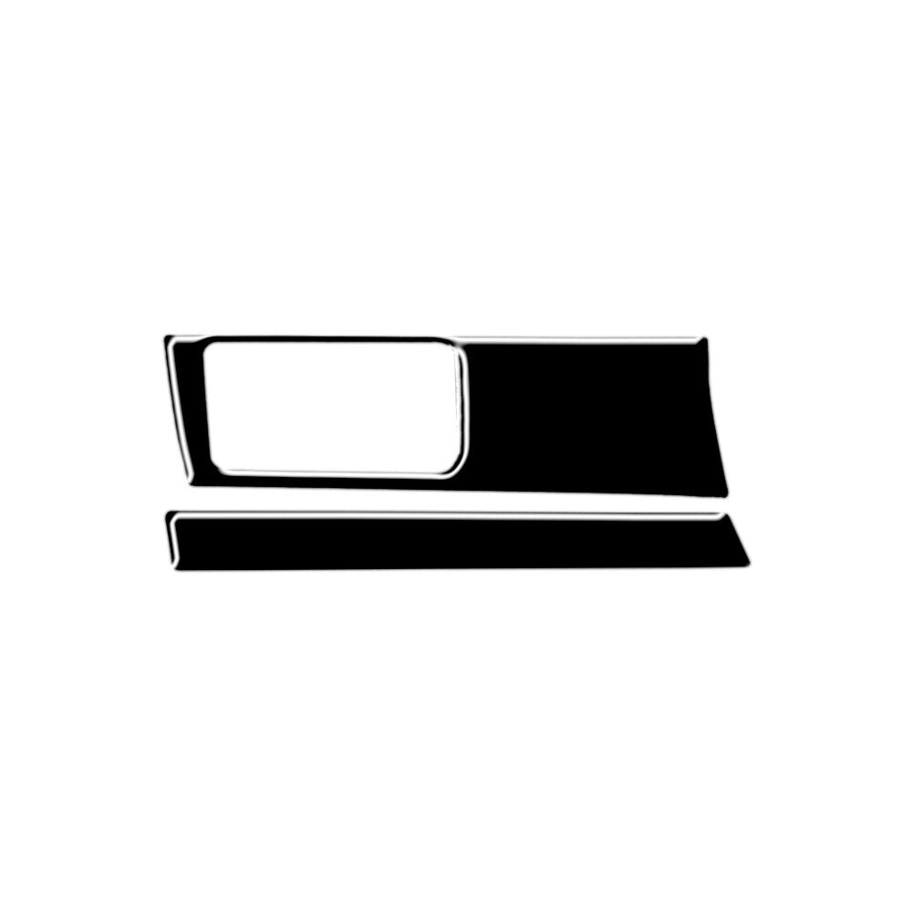 Red Central Control Trim Cover Type-A For CLA 2014-2018 GLA 15-18 v