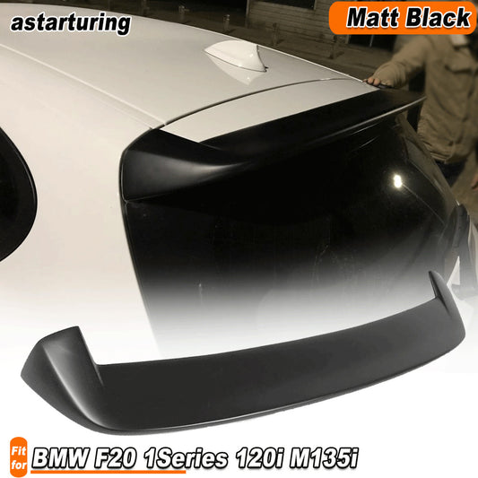 Matt Black Rear Roof Spoiler Wing Top Lip for BMW F20 1Series 120i M135i 2012-14