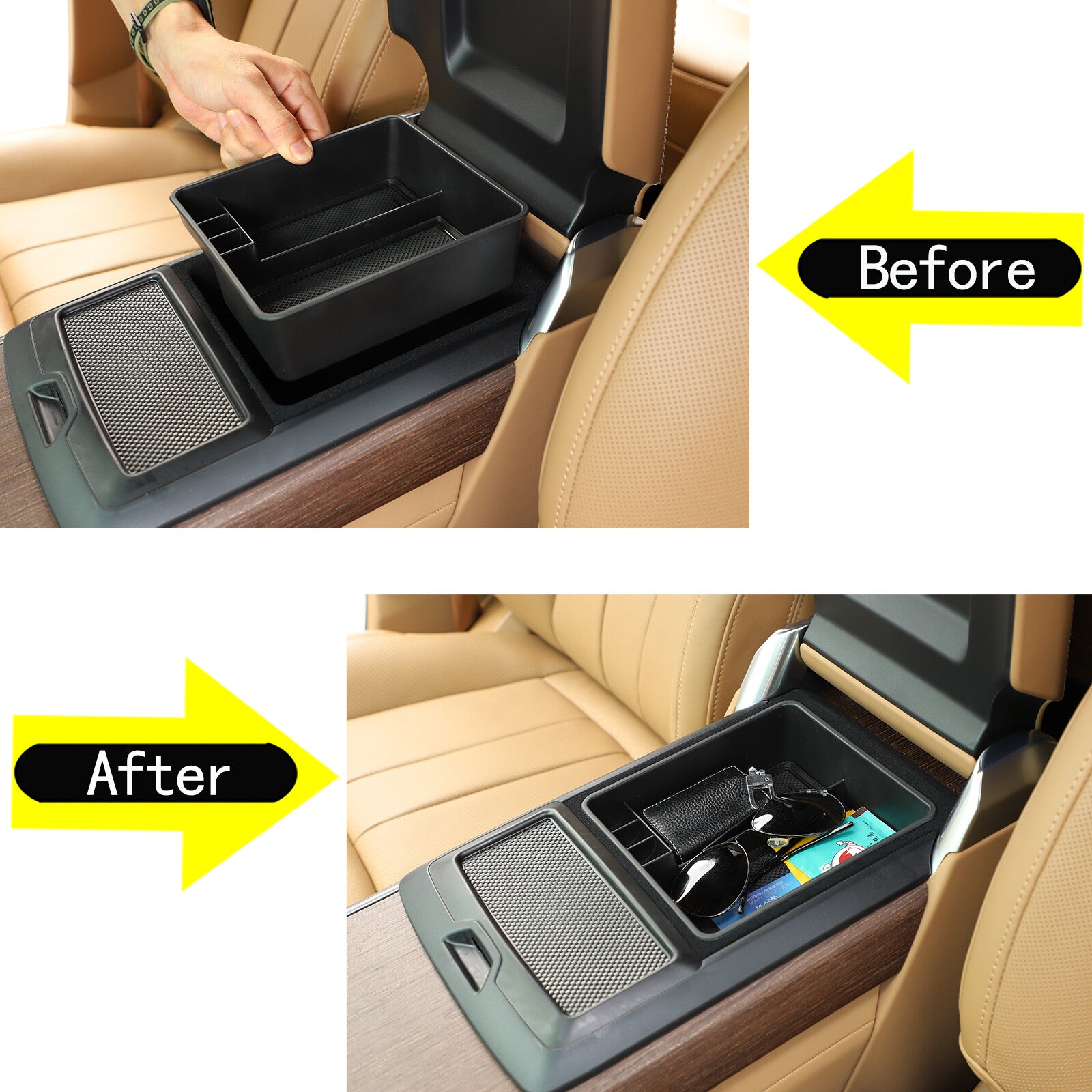 Suitable for LR for Land Rover for Range Rover Sports/Vogue 23 armrest storage compartment storage box - n