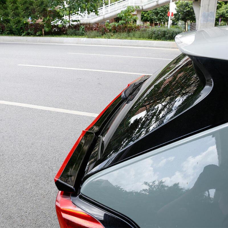 for Toyota RAV4 2019-2023 ABS Glossy Black+Red Tail Door Trunk Lid Strip Trim