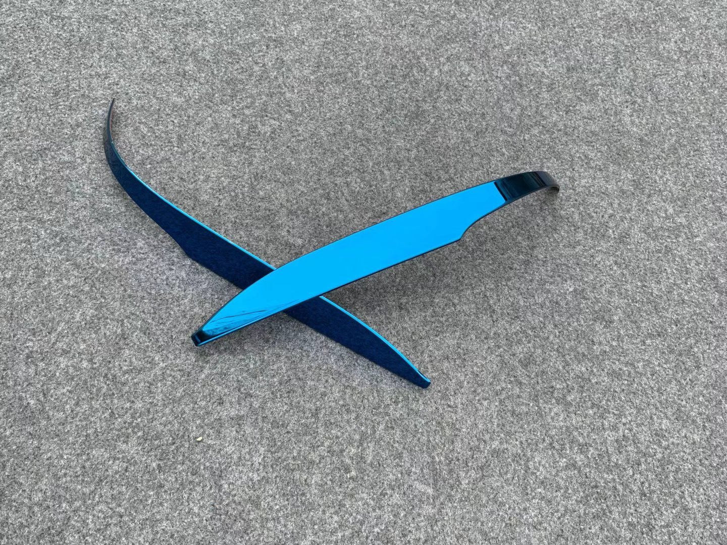 for Honda Accord 2008-2012 Carbon Fiber Style Headlight Eyebrow Molding Trim ABS v