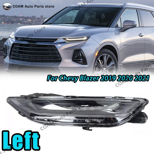 LED DRL headlights (high and low beam) for left-hand use on for Chevrolet Blazer 2019-2021