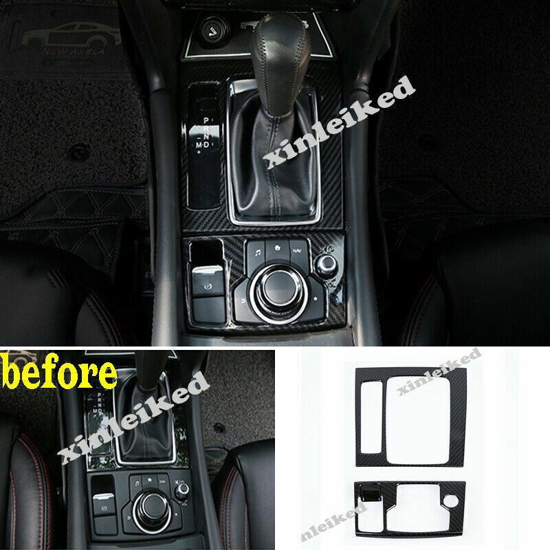 For Explorer 20-2022 Carbon Fiber Look Headlight Switch Frame Interior Trim v