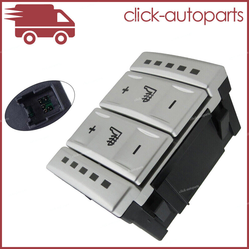 6M2T19K314AC Fits for Ford S-MAX Galaxy Galaxy Car Heated for Seat Button Switch Silver Q