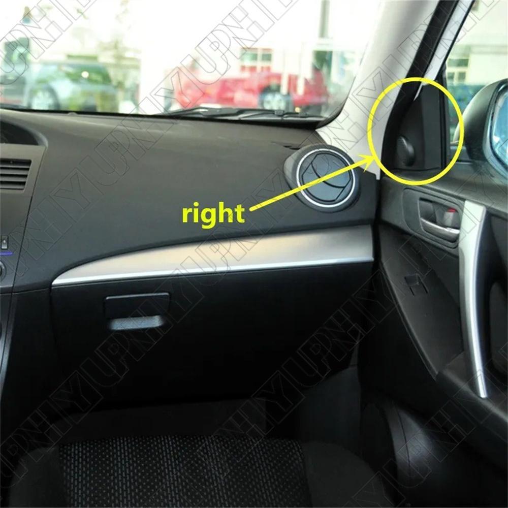 1 Pair Car Loudspeaker Cover A-pillar Horn Cover Trim for Mazda 3 BL 2010-2013